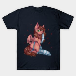 Romantic Pony in Socks T-Shirt